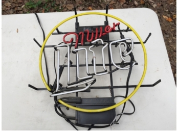 Miller Lite Electric Neon Sign