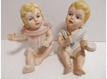 Porcelain Piano Babies - Potentially German
