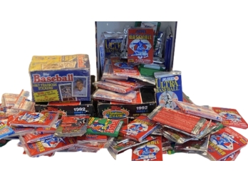 Assorted Packs/Boxes Of Sports Trading Cards