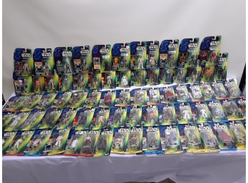 Stars Wars Power Of The Force Figures - 75 Total