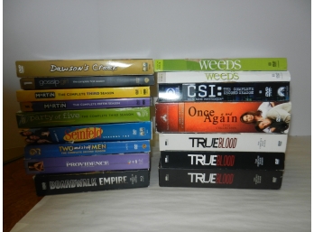 Lot Of 18 Assorted DVD Series (CSI, Weeds, True Blood, Gossip Girl And More....)