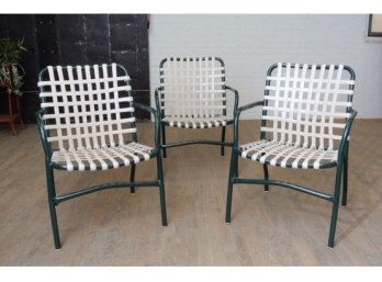 Three Tropitone Stacking Side Chairs - Retail $375