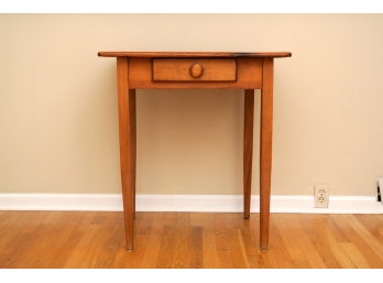 Vintage Pine One-Drawer Table