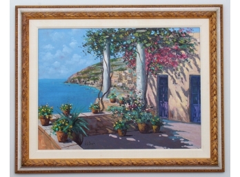 Wentworth Gallery Decorative  Oil On Canvas By Vito Don Desio, Retail $1,500