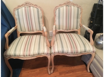 Pair Of French Provincial Style Armchairs