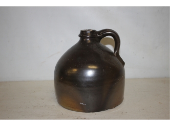 Antique 8' Stoneware Pottery Brown Moonshine Whiskey Jug