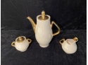 Pearl Company 22 Karat Gold Decorated Tea Set