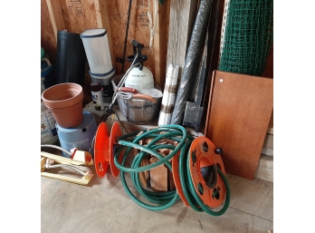 Huge SHED FULL Of GARDEN CONSTRUCTION And MAINTENANCE Items-