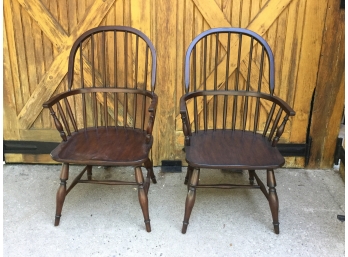Pair Of Windsor Style Chairs