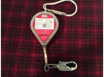 Miller 'Mighty Lite' Self Retracting Lifeline And Four Universal Safety Harnesses (See Additional Photos)