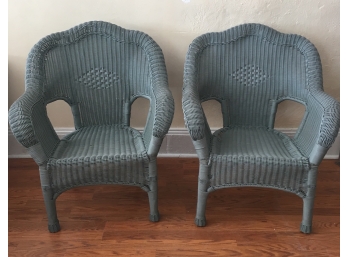 Contemporary Wicker Style Chairs