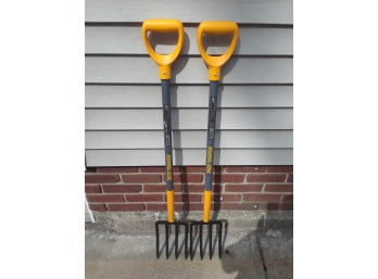 Two True Temper Digging Forks - New