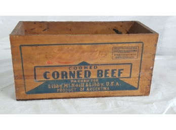 Wooden Corned Beef Box