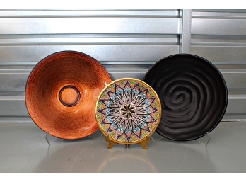 Three Decorative Dishes