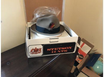 NEW Vintage Stetson Hat In Original Box