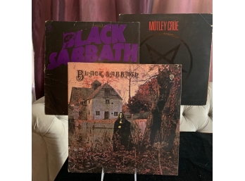 Promo Vinyl Featuring: Motley Crue, Black Sabbath
