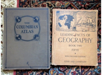 Two American School Geography Atlases