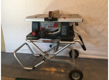 Bosch 4100 Portable 10' Table Saw With Collapsable Gravity Rise Stand