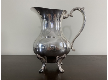 Silver Plate Pitcher By Sheridan