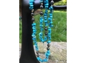 Single Strand Turquoise & Hematite Beaded Necklace