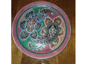 Decorative Paisley Plate