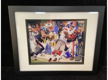 Mario Manningham Autographed  8' X 10'  Super Bowl XLVI Color Photo