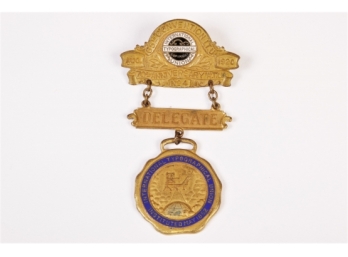 Delegate For The International Typographical Union Pin
