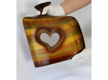 Vrake Heart Motif Romantic Pottery