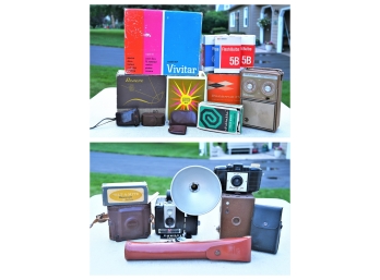 Vintage Camera Equipment And More