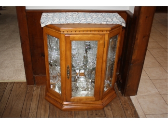 Small Curio Display Case Stand