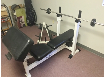 Tuff Stuff Weight Bench With Weights