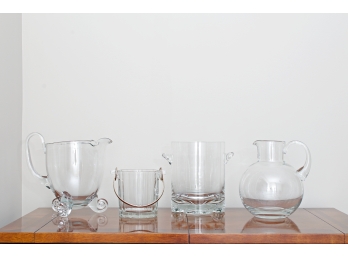 Four Miscellaneous Pitchers & Ice Buckets