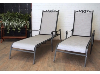 Pair Matching Chaise Lounges - Retail $600