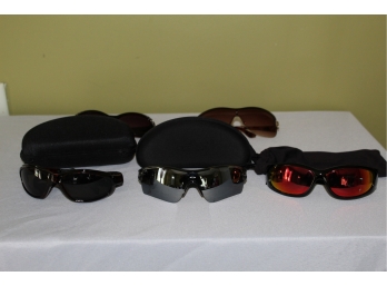 Five Pairs Of Sunglasses Including Oakley Radar