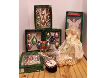 Let's Decorate The Tree! Fancy Glass Ornaments, Lighted Angel Topper & More!