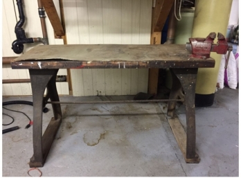 Industrial Table Workbench