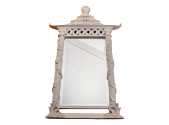 Asian Style Mirror With Beveled Edge