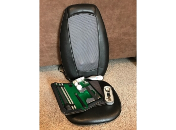 Homedics Seat Pad, Travel Putting Kit And Clip-On Watch