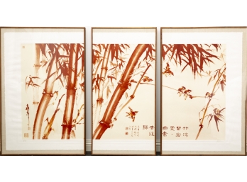 Greg Copeland, Triptych Of Bamboo Art
