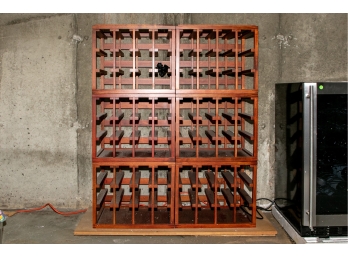 Six Part Wine Storage Rack System