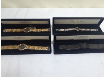Four Movado Style Watches, New