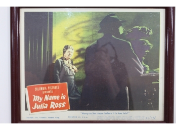 1945 Lobby Card 'My Name Is Julia Ross'