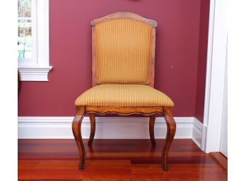 Queen Anne Style Upholstered Side Chair