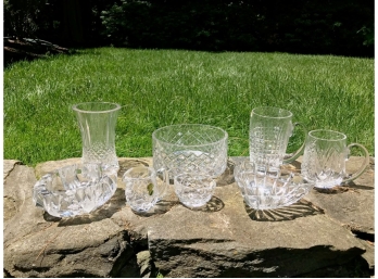 Fabulous Group Of Cut Crystal, Mostly Waterford