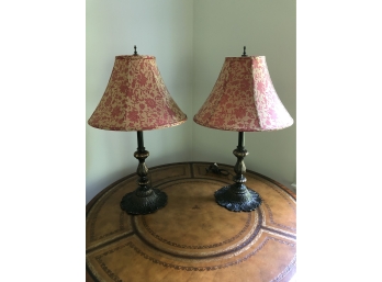 Pair Of Matching Table Lamps