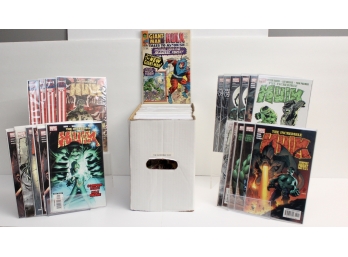 Full Box Of The Incredible Hulk Comic Books