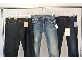 NEW Three Pairs Of Jeans - Retail $269