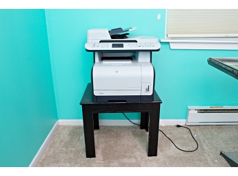 HP Color Laser Jet Printer, CM1312nfi & Small Wood Stand