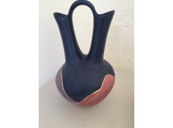 Native American Inspired Double Neck Vase