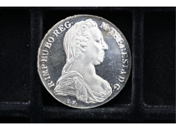 1780 Theresa Silver Thaler Restrike Coin
